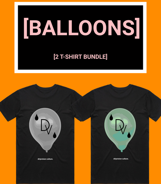 [BALLOONS] [2 T-SHIRT BUNDLE]